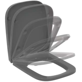 IDEAL STANDARD i.life B WC seat with soft-closing, wrapover T468358 resmi