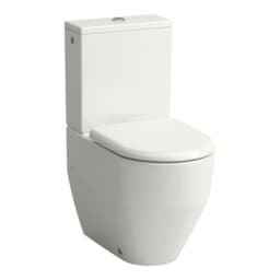 Bild von LAUFEN PRO Stand-WC-Kombination, Tiefspüler, spülrandlos, Abgang waagerecht oder senkrecht 650 x 360 x 430 mm #H8259624000001