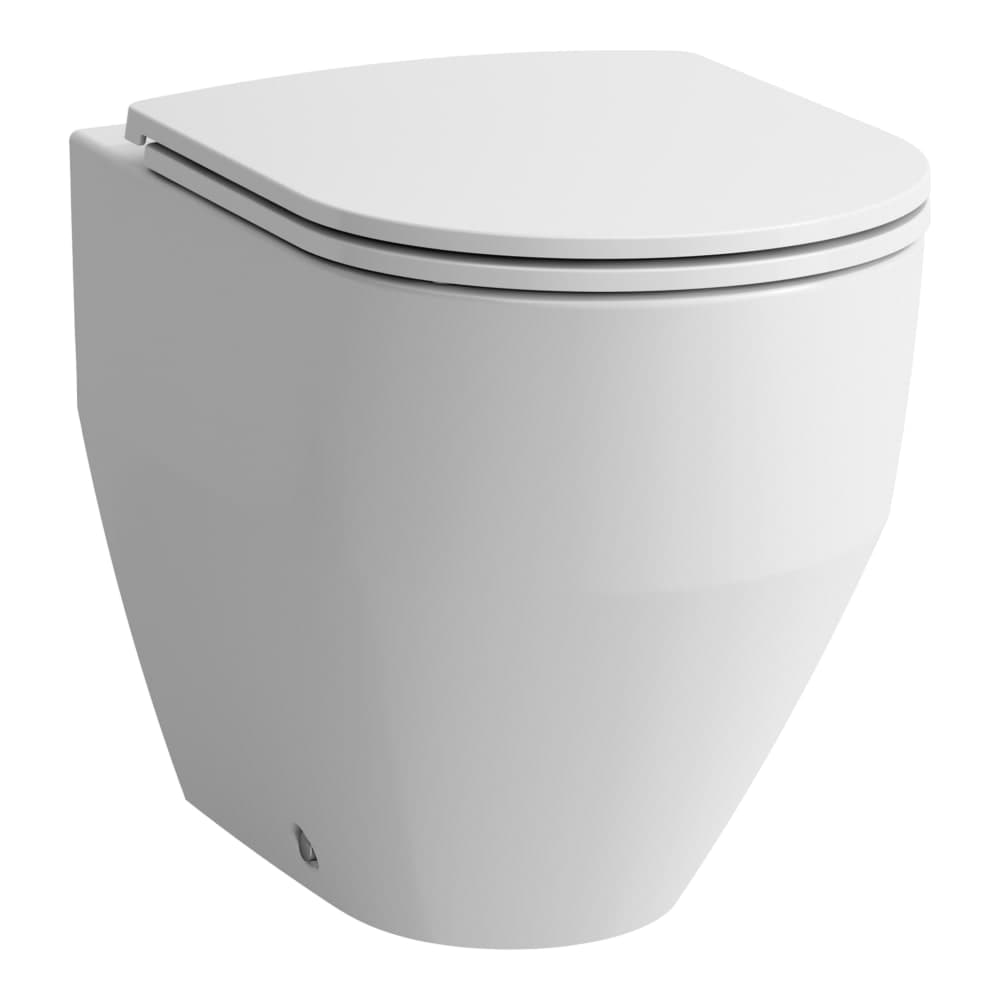 Picture of LAUFEN Floor-standing WC, washdown, rimless, horizontal/vertical outlet 530 x 360 x 430 mm #H822956A000001 - a00 - White LCC Active (LAUFEN Clean Coat Active)