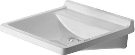 Picture of DURAVIT Washbasin Vital Med 031260 Design by Philippe Starck #0312600000 - # Color 00, White High Gloss, Number of washing areas: 1 Middle 600 mm