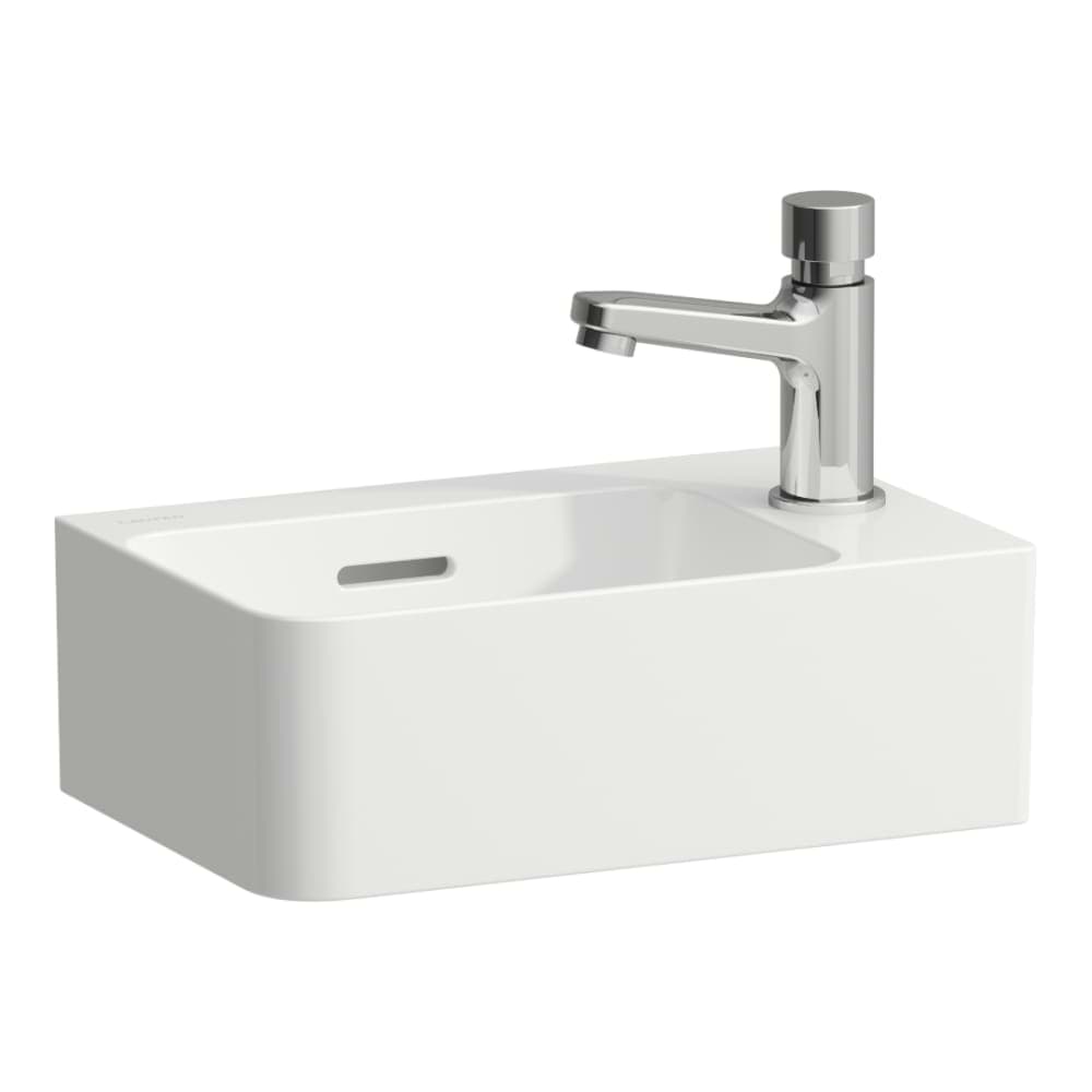 εικόνα του LAUFEN VAL Small washbasin, with tap bank right 340 x 220 x 115 mm #H8152804001061