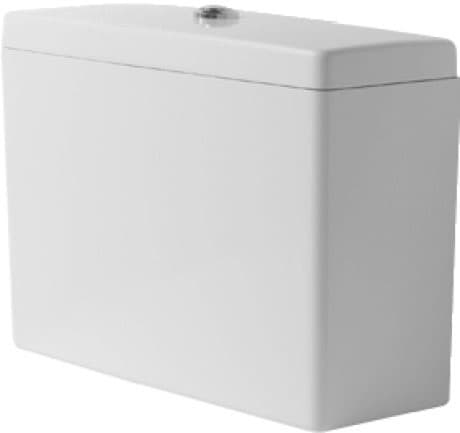 DURAVIT Spülkasten 092810 Design by Philippe Starck #0928100005 - © Farbe 00, Weiß, Spülwassermenge: 6/3 l, Position Wasseranschluss: Unten links 3/8", Verdeckter Anschluss, Unified Water Label (UWL) Klasse: 2 470 x 200 mm