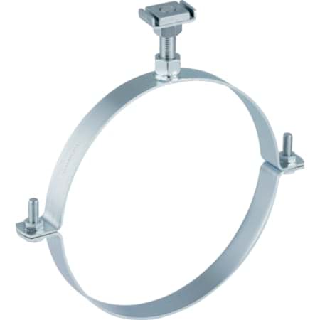 GEBERIT Pluvia Rohrschelle mit Muffe M16 #372.862.00.1 - galvanisch verzinkt