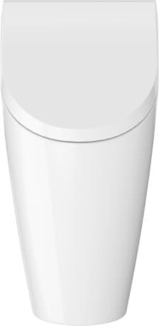 Bild von DURAVIT Urinal Duravit Rimless® #281230 Design by Philippe Starck Farbe 00, Innenfarbe Weiß, Außenfarbe Weiß, Modell ohne Fliege 28123000001