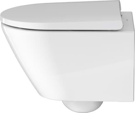 Зображення з  DURAVIT Wall-mounted toilet Compact 258809 Design by Bertrand Lejoly #2588092000 - © Color 20, White High Gloss, HygieneGlaze, Flush water quantity: 4,5 l 370 x 480 mm