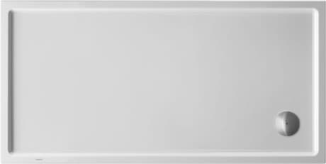 Зображення з  DURAVIT Shower tray 720128 Design by Philippe Starck #720128000000001 - Color 00, Antislip 1500 x 750 mm