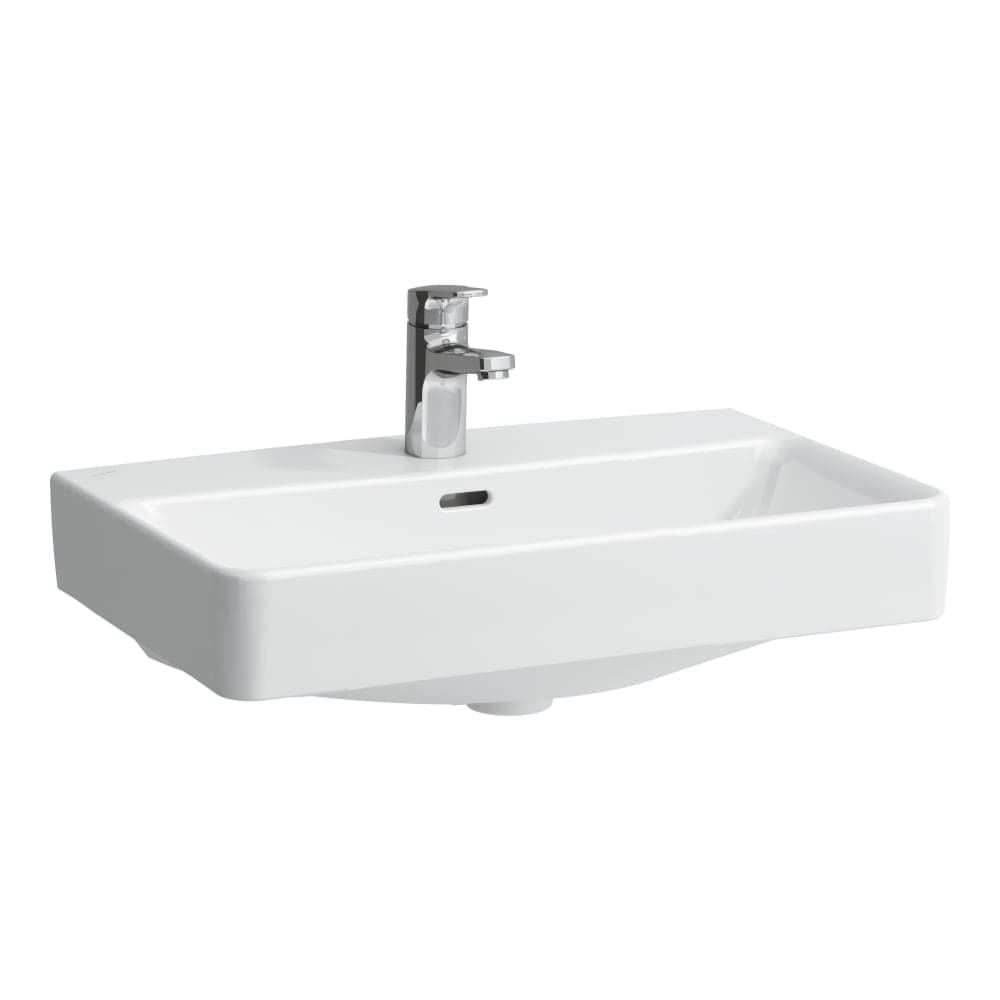 Picture of LAUFEN PRO S Bowl washbasin, with tap bank, undersurface ground 600 x 380 x 175 mm #H8129530001041