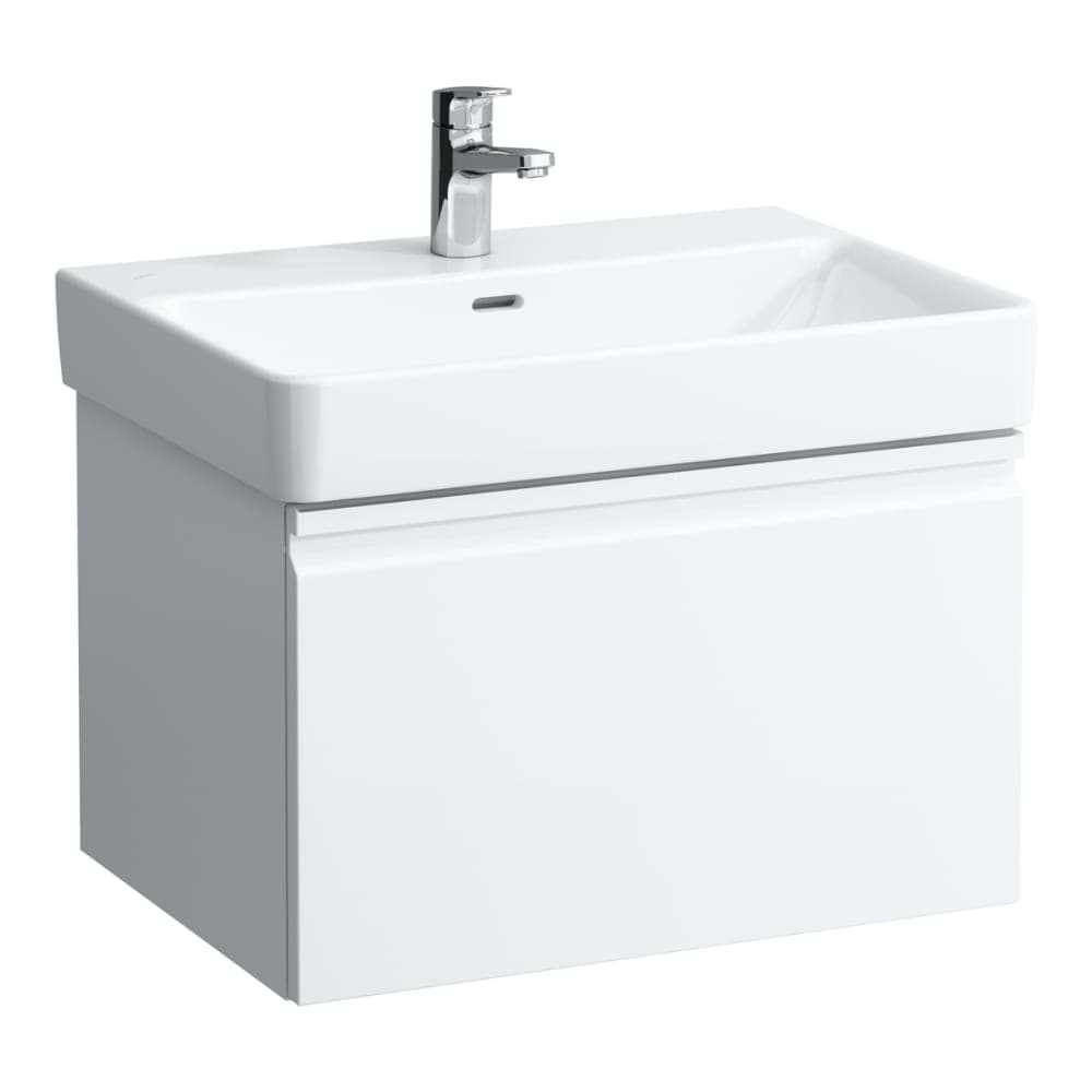 Picture of LAUFEN PRO S Vanity unit, 1 drawer, matches washbasin 810964 615 x 450 x 390 mm #H4834210964751 - 475 - White glossy
