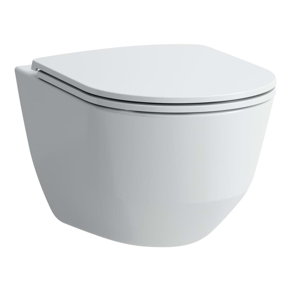 Picture of LAUFEN PRO Wall-hung WC 'rimless', washdown 530 x 360 x 340 mm #H8209664000001 - 400 - White LCC (LAUFEN Clean Coat)