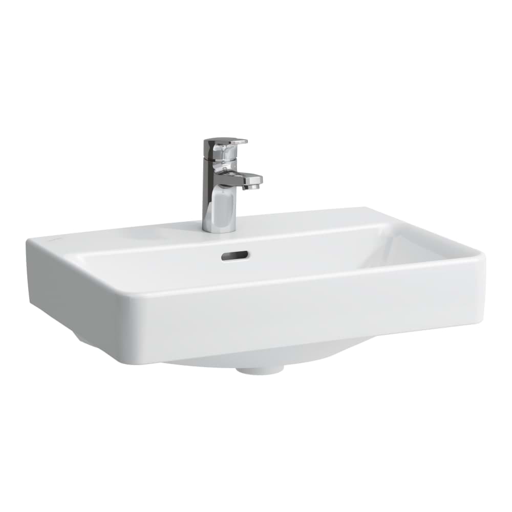 Picture of LAUFEN PRO S Bowl washbasin, with tap bank, undersurface ground 550 x 380 x 175 mm #H8129520001091
