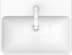 Bild von DURAVIT Waschtisch 233565 Design by Philippe Starck #2335653200 - p Farbe 32, Weiß Seidenmatt, Anzahl Waschplätze: 1 Mitte, Anzahl Hahnlöcher pro Waschplatz: 1 Mitte 650 mm