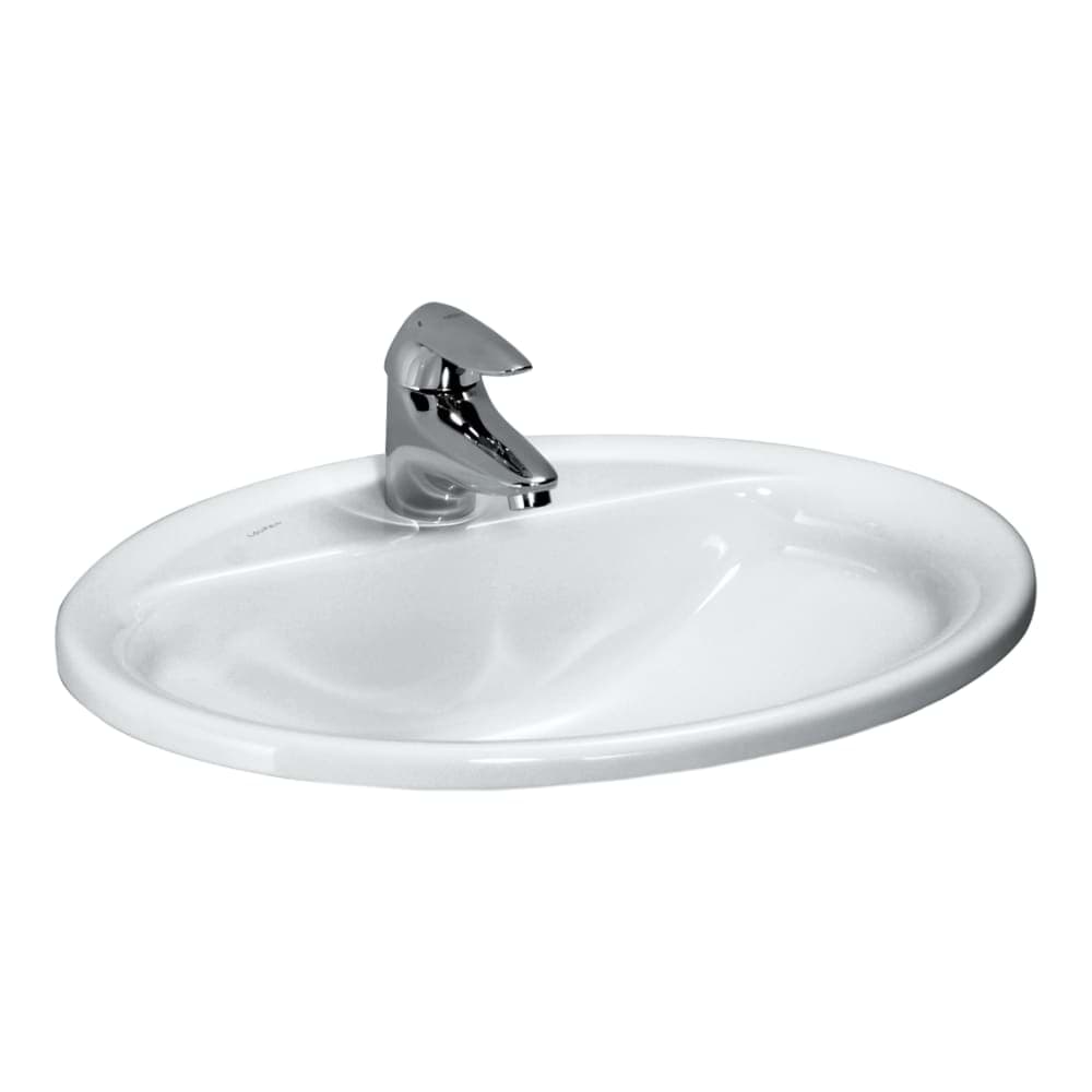 LAUFEN PRO Drop-in washbasin 560 x 440 x 165 mm #H8139510001041 - 000 - White resmi