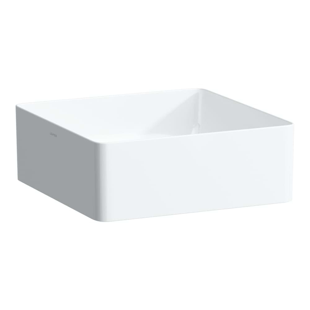 Зображення з  LAUFEN LIVING Washbasin bowl, square 360 x 360 x 130 mm #H8114334001121 - 400 - White LCC (LAUFEN Clean Coat)