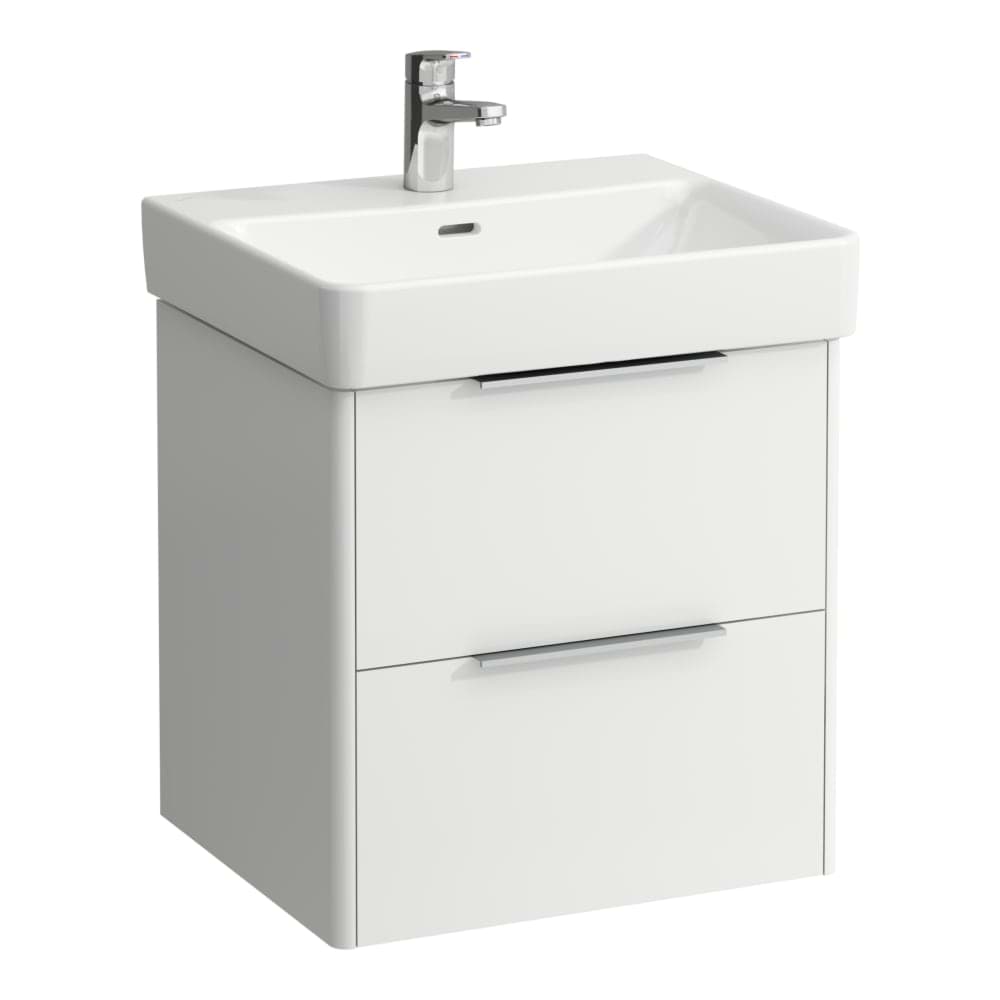 LAUFEN BASE Waschtischunterbau, 2 Schubladen, passend zu Waschtisch H810962 520 x 440 x 530 mm #H4021721102631 - 263 - Ulme dunkel