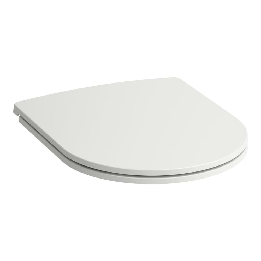 LAUFEN PRO WC seat with lid 'slim', for cavity fixing 485 x 390 x 55 mm #H8949650000001 - 000 - White resmi