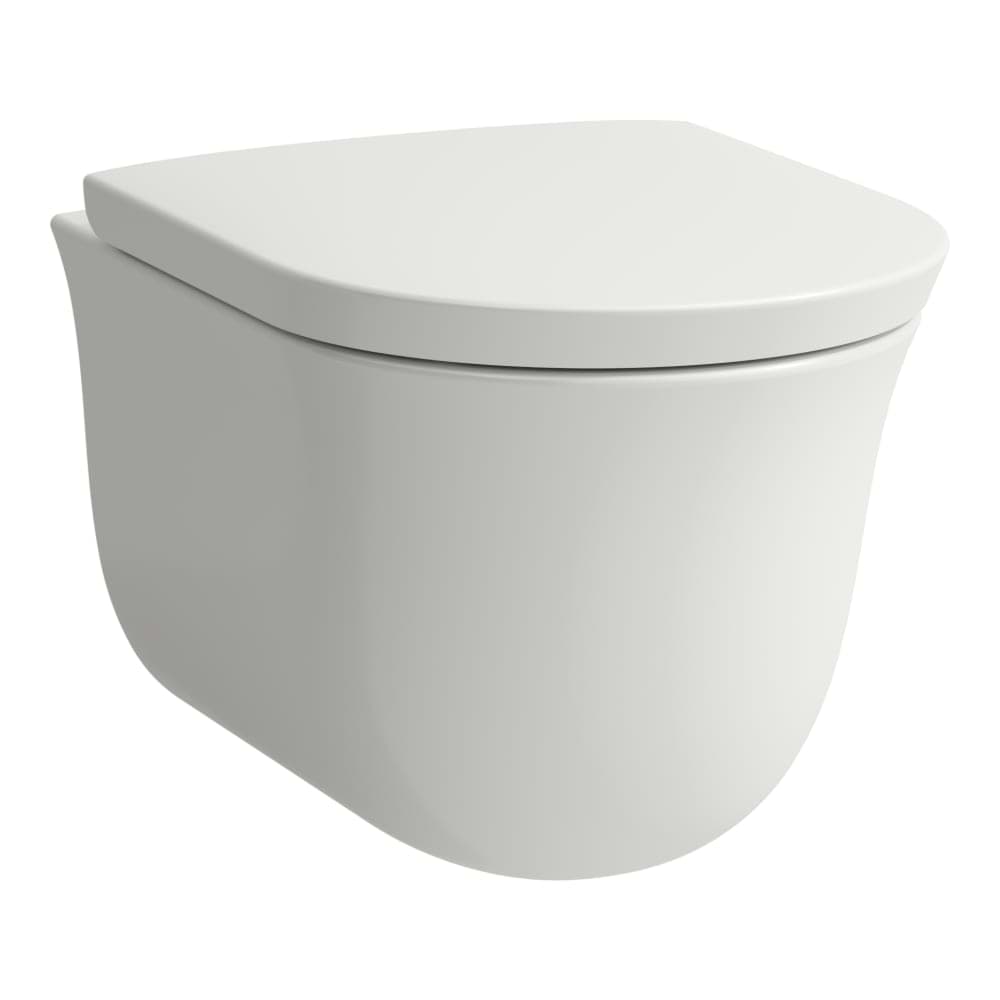 Picture of LAUFEN THE NEW CLASSIC Wall-hung WC, washdown, rimless 530 x 370 x 350 mm 400 - White LCC (LAUFEN Clean Coat) H8208514000001
