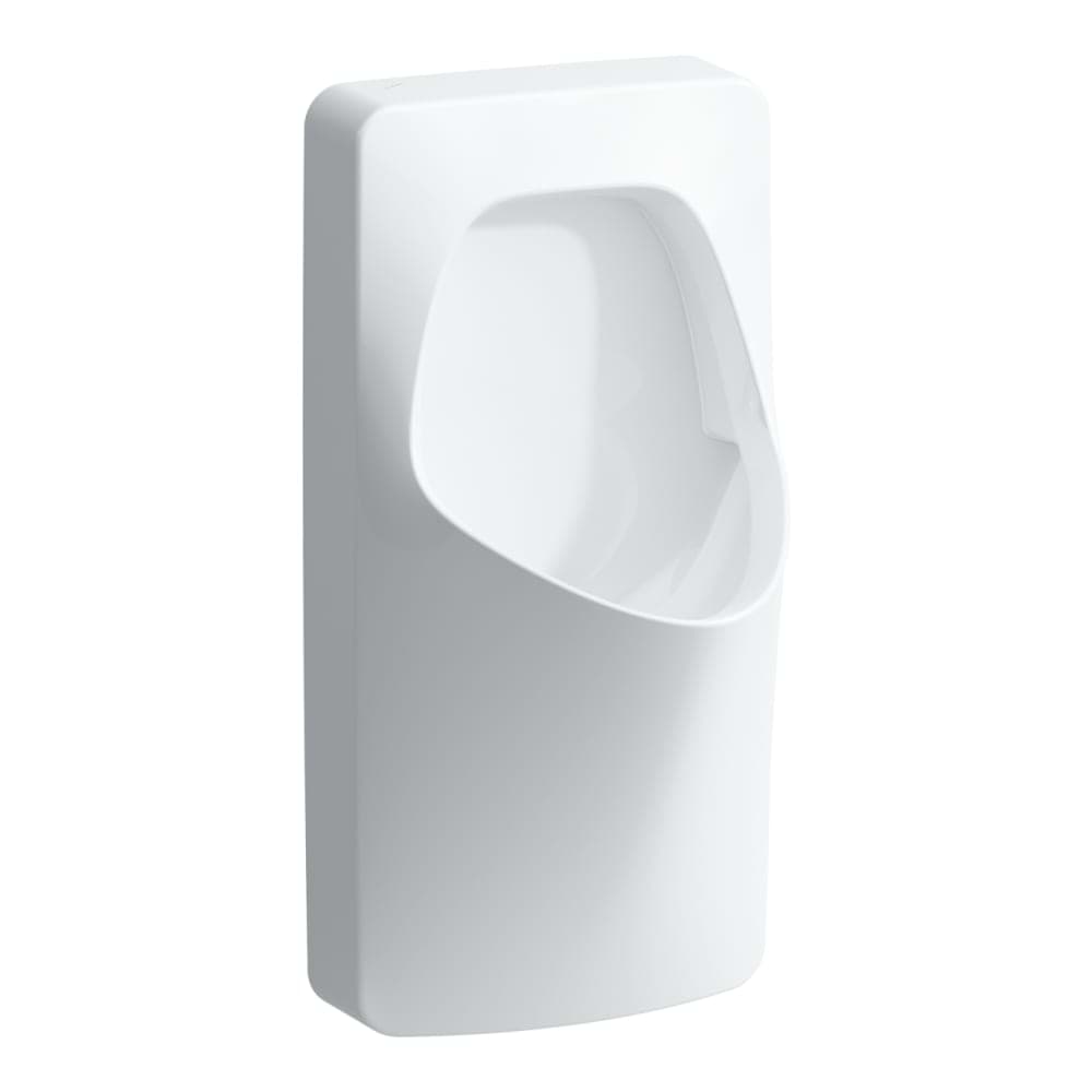 Picture of LAUFEN ANTERO Suction urinal, water inlet inside, with flushing rim 380 x 365 x 770 mm 000 - White H8411530004011