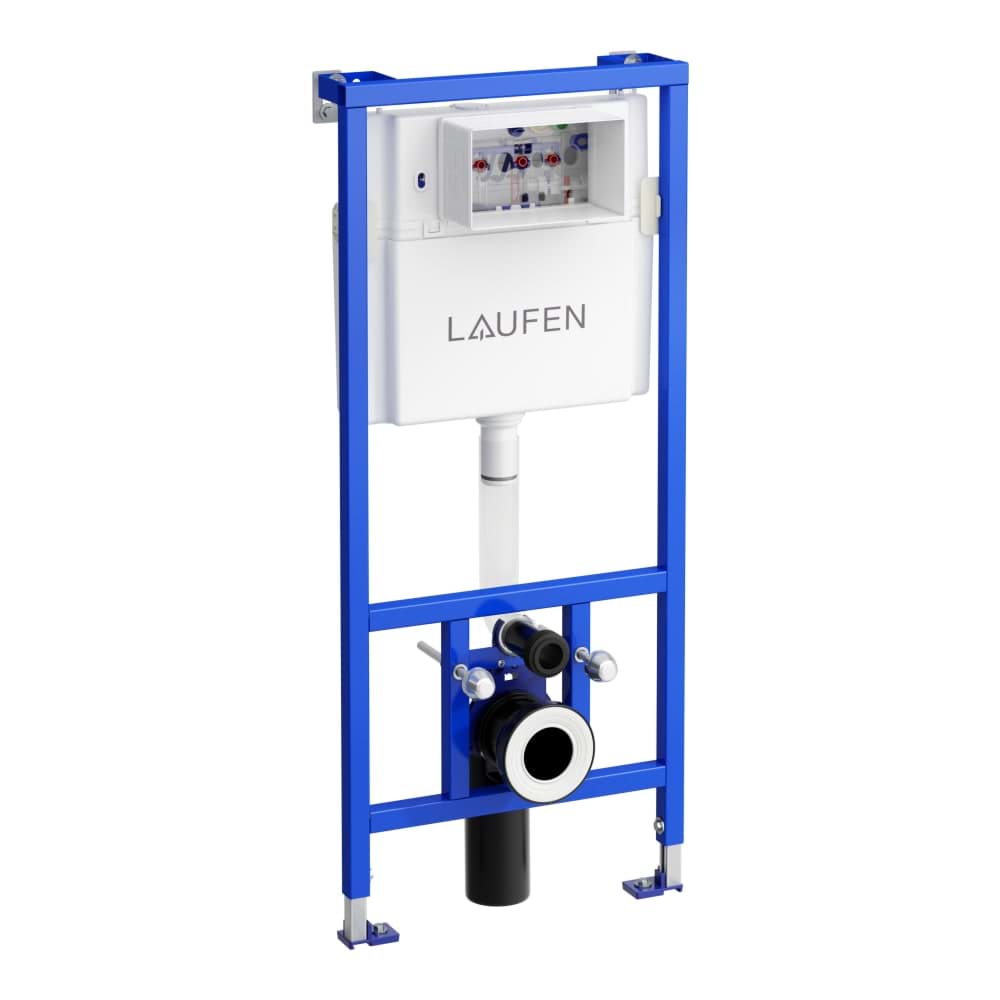 Зображення з  LAUFEN LIS Installation system LIS CW1 with cistern for wall-hung WC, dual flush 6/3L (adjustable to 4.5/3L) 500 x 140 x 1120 mm #H8946600000001