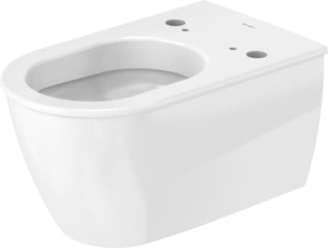 DURAVIT Wand WC für Dusch-WC Sitz 254459 Design by sieger design #2544592000 - © Farbe 00, Weiß Hochglanz, Spülwassermenge: 4,5/3 l 365 x 620 mm