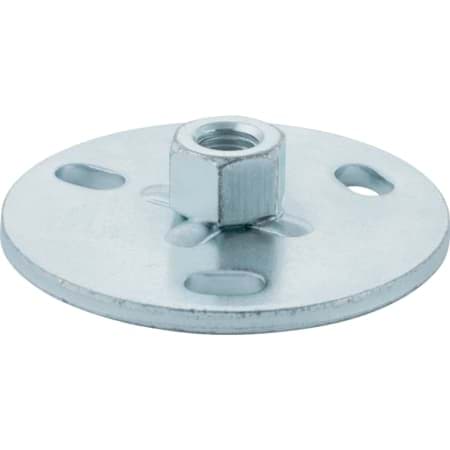 Picture of GEBERIT base plate, round, three-hole, with threaded socket M10 #362.837.26.1