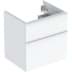 Bild von GEBERIT iCon Unterschrank für Waschtisch, mit zwei Schubladen #502.306.01.1 - Korpus und Front: weiß / lackiert hochglänzend Griff: weiß / pulverbeschichtet matt