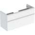 Bild von GEBERIT iCon Unterschrank für Waschtisch, mit zwei Schubladen #502.304.01.3 - Korpus und Front: weiß / lackiert matt Griff: weiß / pulverbeschichtet matt