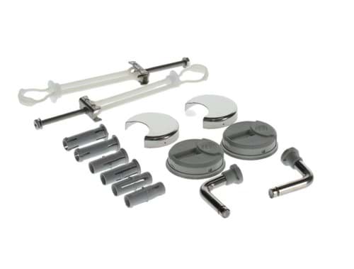 VILLEROY BOCH Scharnierset, 127 x 162 mm, Verchromt #92240861