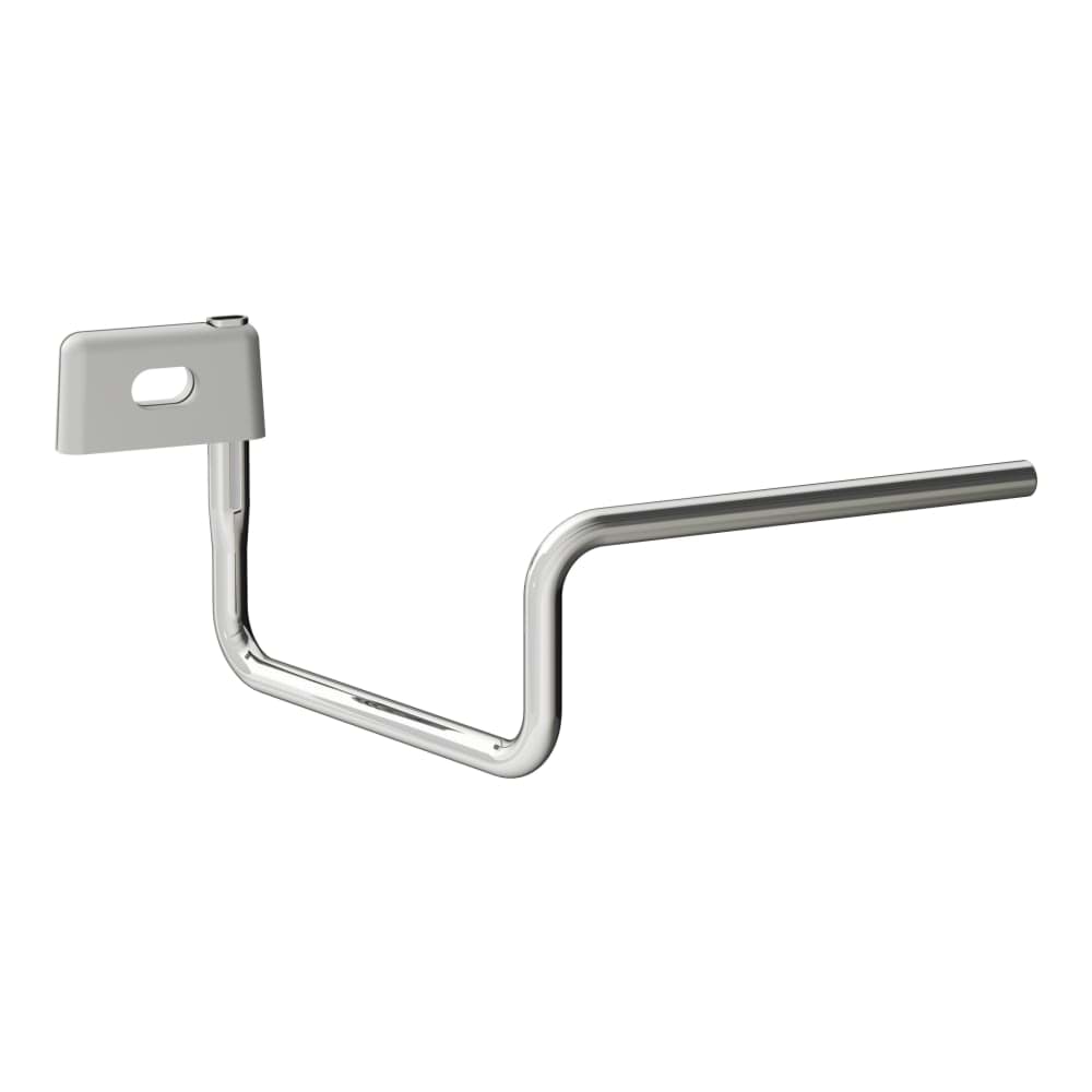 Picture of LAUFEN VAL towel rail, suitable for hand-rinse basin round, shelf right 815283 280 x 175 x 125 mm 004 - Chrome-plated H3812810040001