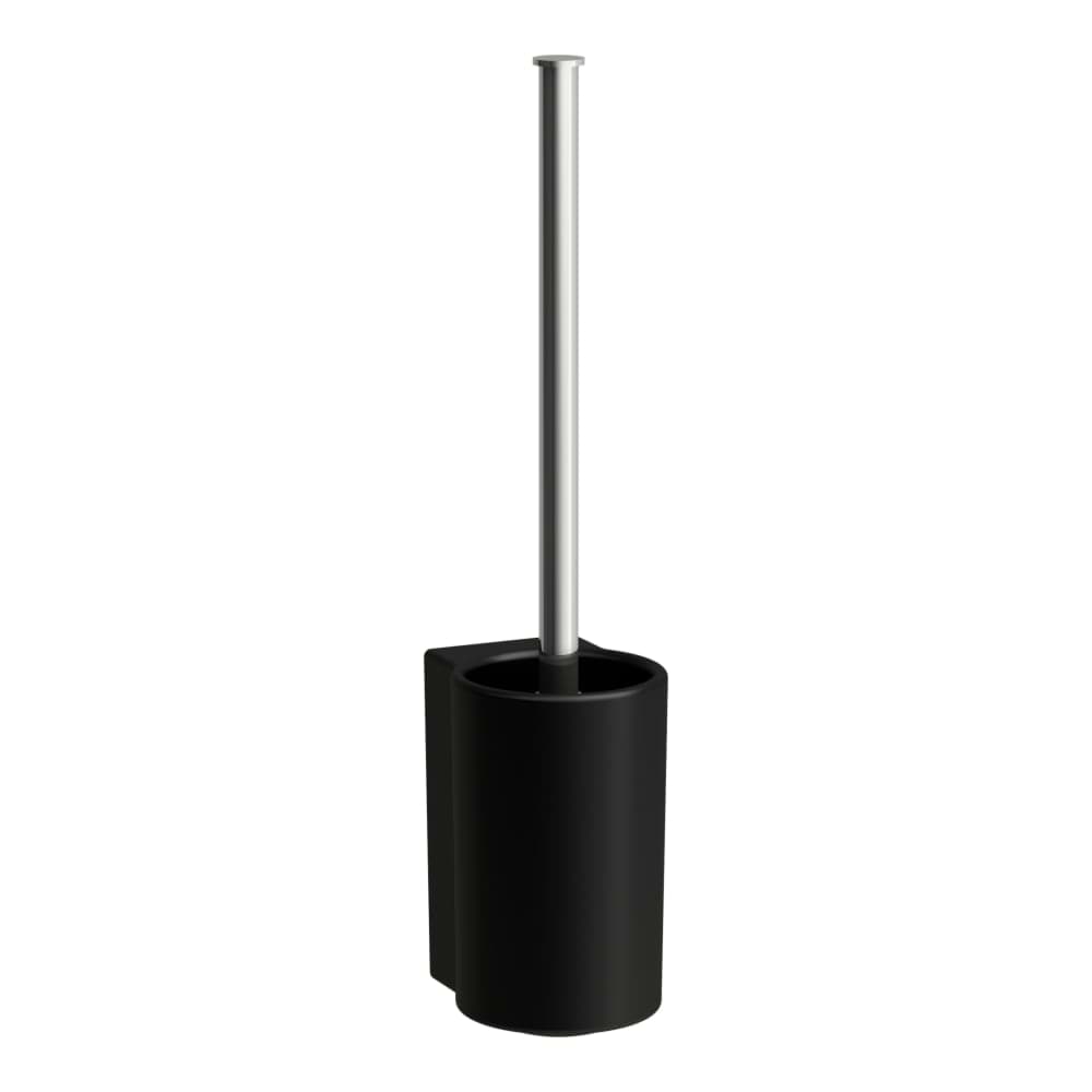 Picture of LAUFEN VAL Ceramic WC toilet brush holder, incl. toilet brush 85 x 105 x 380 mm 000 - White H8722820000001