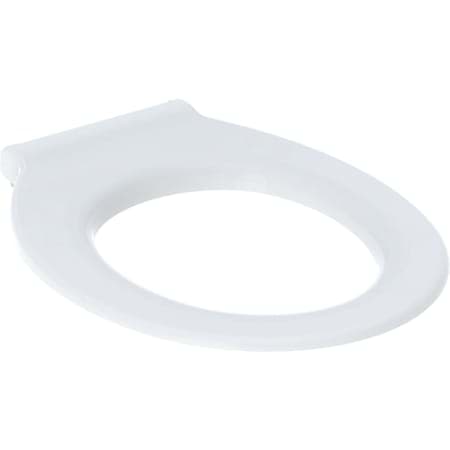 Picture of GEBERIT Renova Comfort WC seat ring, barrier-free, antibacterial, fixing from below #572860000 - white