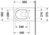 Bild von DURAVIT Stand WC 216909 Design by Philippe Starck #2169090000 - © Farbe 00, Weiß Hochglanz, Spülwassermenge: 4,5 l, Spülrand: halb offen 370 x 600 mm