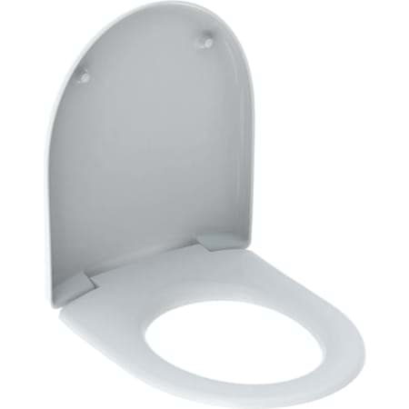 Picture of GEBERIT Renova WC seat antibacterial, fixing from below #573035000 - white / glossy