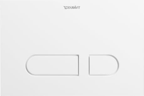 Зображення з  DURAVIT Mechanical actuator plate for WC A1 WD5001 Design by Duravit #WD5001031000 - Color 03 217 x 10 mm