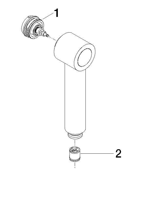 DORNBRACHT Brause - Platin gebürstet #90121109800-06
