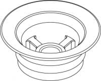 DURAVIT Ventilablauf 100900 #1009001000 - Farbe 10