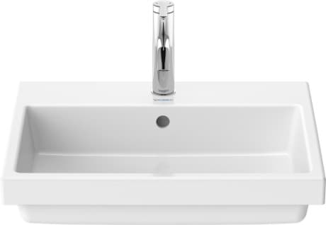 Зображення з  DURAVIT Built-in basin 038355 Design by Duravit #0383550060 - • Color 00, White High Gloss 550 mm