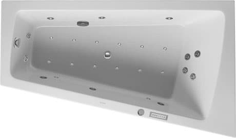 DURAVIT Whirlwanne 760265 Design by EOOS #760265000JS1000 - Farbe 00, Air-System, 50 Hz, Schutzart: IPX5 1700 x 1000 mm
