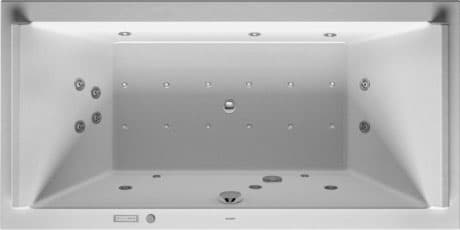 Obrázek DURAVIT Vířivá vana 760339 Design by Philippe Starck #760339000AS0000 - Barva 00, Air-systém, 50 Hz, Druh ochrany: IPX5 1800 x 900 mm