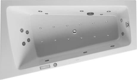 DURAVIT Whirlwanne 760264 Design by EOOS #760264000AS0000 - Farbe 00, Air-System, 50 Hz, Schutzart: IPX5 1700 x 1000 mm