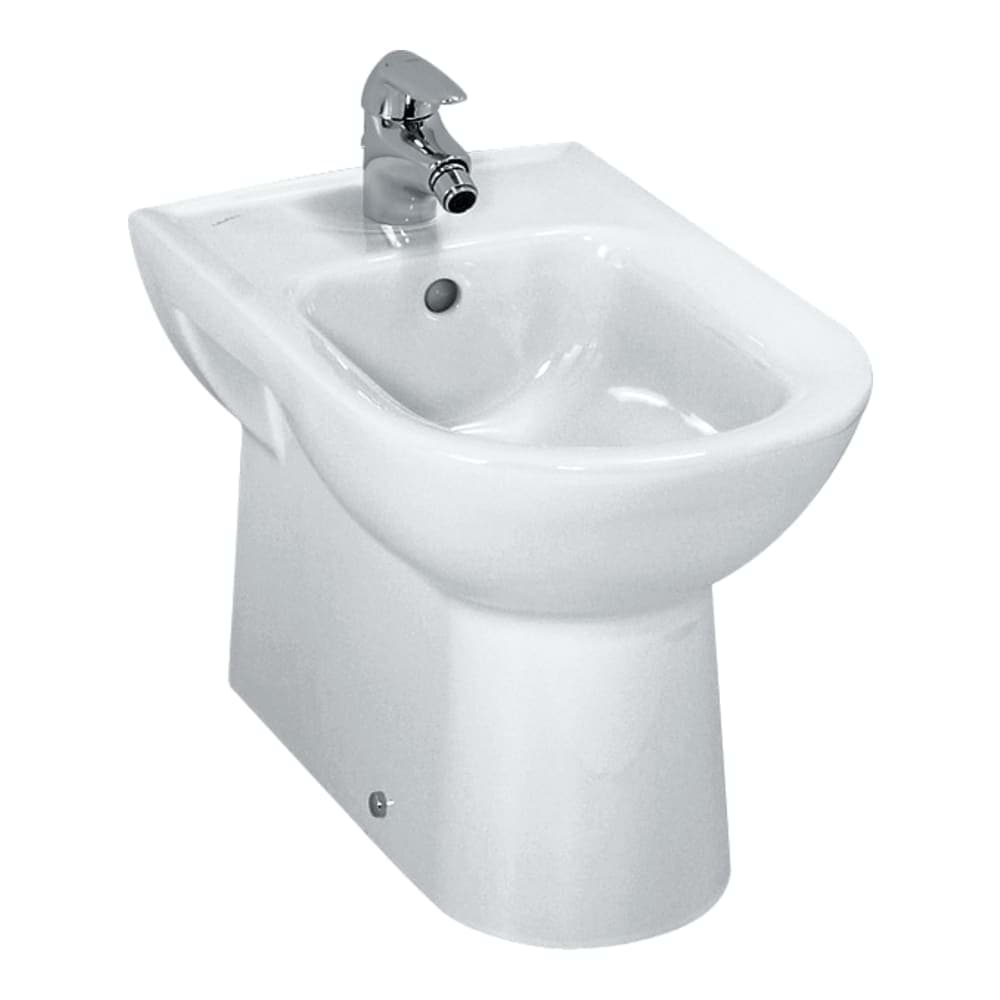 LAUFEN PRO Standbidet (Option 304: mit 1 Hahnloch mittig, ohne seitliche Löcher für Wasseranschluss) 580 x 360 x 400 mm #H8329510003041 - 000 - Weiß