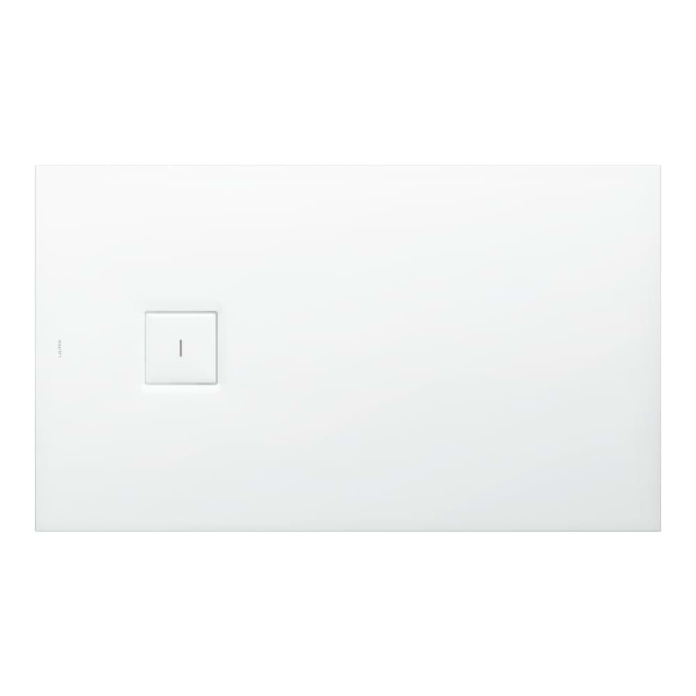 Picture of LAUFEN SOLUTIONS shower tray, made of Marbond composite material, super-flat, rectangular, drain on short side 1200 x 700 x 38 mm #H2134430000001 - 000 - White