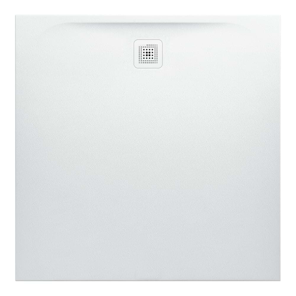 Picture of LAUFEN PRO Shower tray, made of Marbond composite material, super flat, square, outlet at side 1200 x 1200 x 33 mm #H2119580790001 - 079 - Concrete