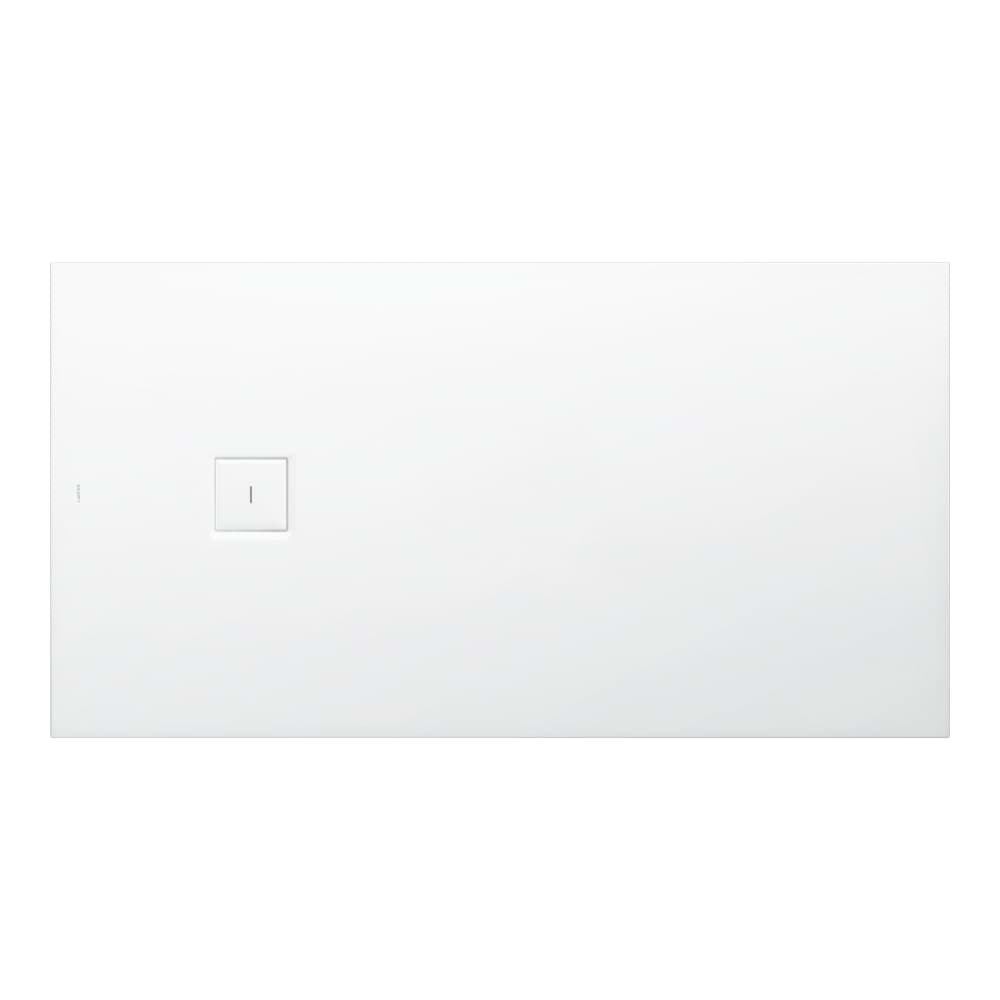 LAUFEN SOLUTIONS Duschwanne, aus Verbundwerkstoff Marbond, superflach, rechteckig, Ablauf an kurzer Seite 1700 x 900 x 44 mm #H2144400000001 - 000 - Weiß