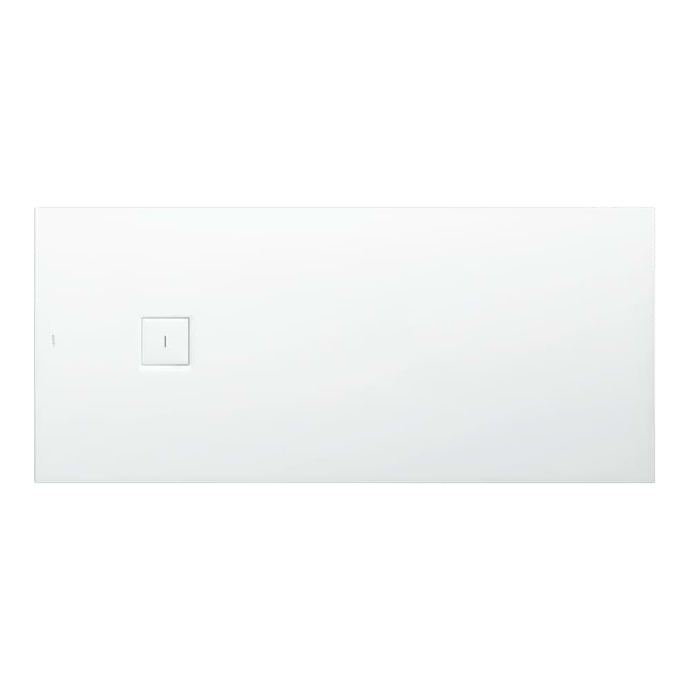 LAUFEN SOLUTIONS Duschwanne, aus Verbundwerkstoff Marbond, superflach, rechteckig, Ablauf an kurzer Seite 1800 x 800 x 44 mm #H2144410000001 - 000 - Weiß