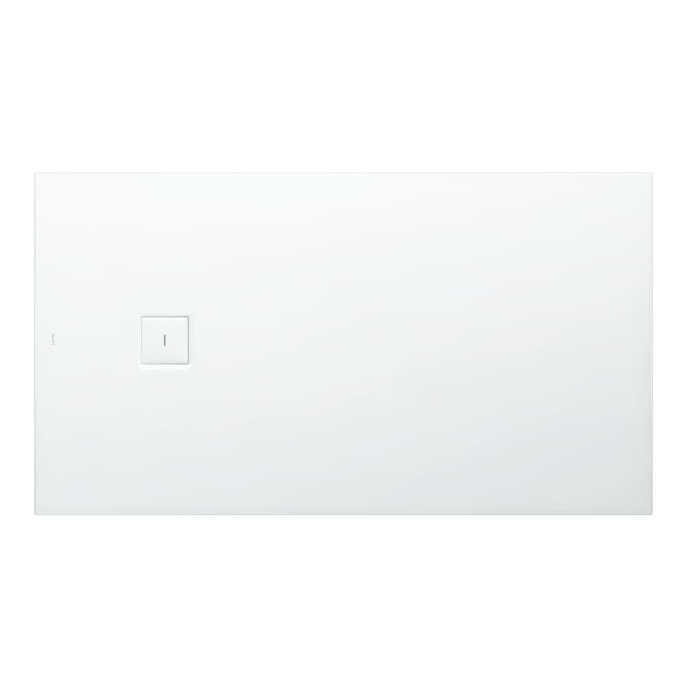 LAUFEN SOLUTIONS Duschwanne, aus Verbundwerkstoff Marbond, superflach, rechteckig, Ablauf an kurzer Seite 1800 x 1000 x 44 mm #H2144430000001 - 000 - Weiß