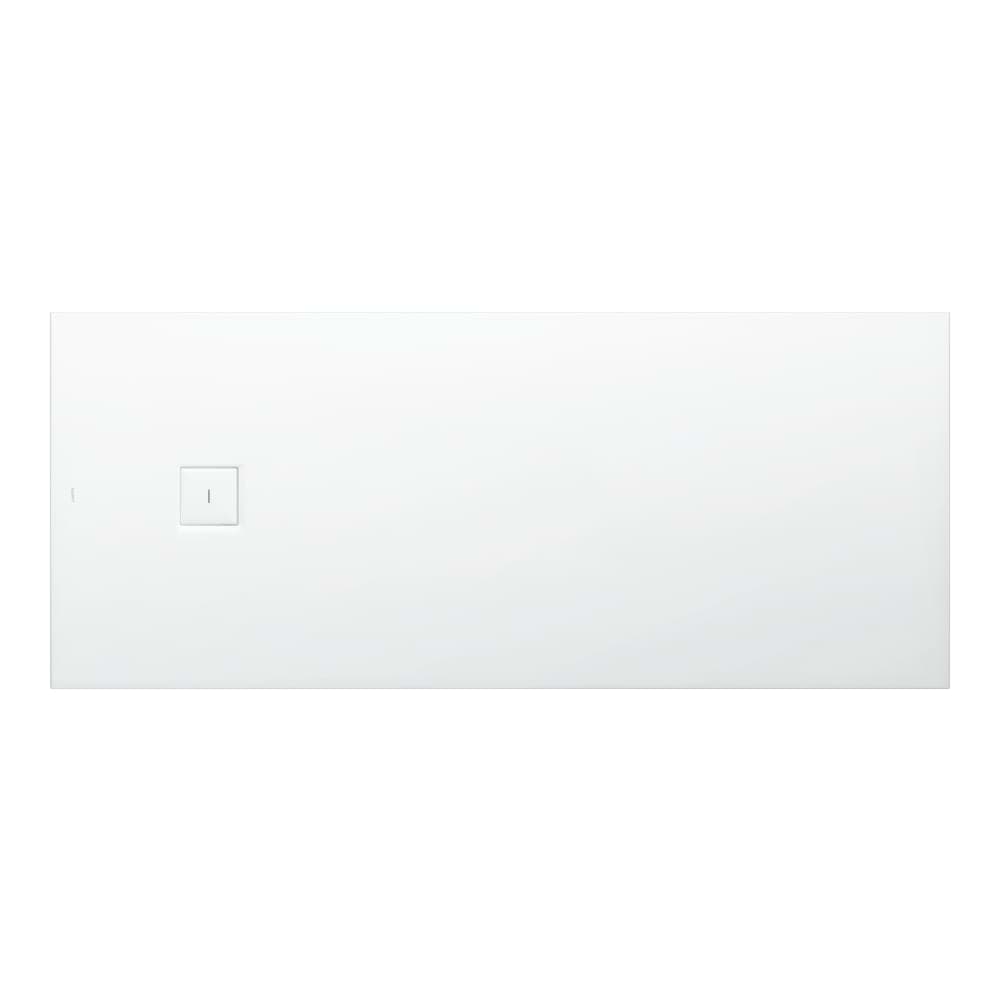 Picture of LAUFEN SOLUTIONS shower tray, made of Marbond composite material, super-flat, rectangular, drain on short side 2150 x 900 x 44 mm #H2144460000001 - 000 - White