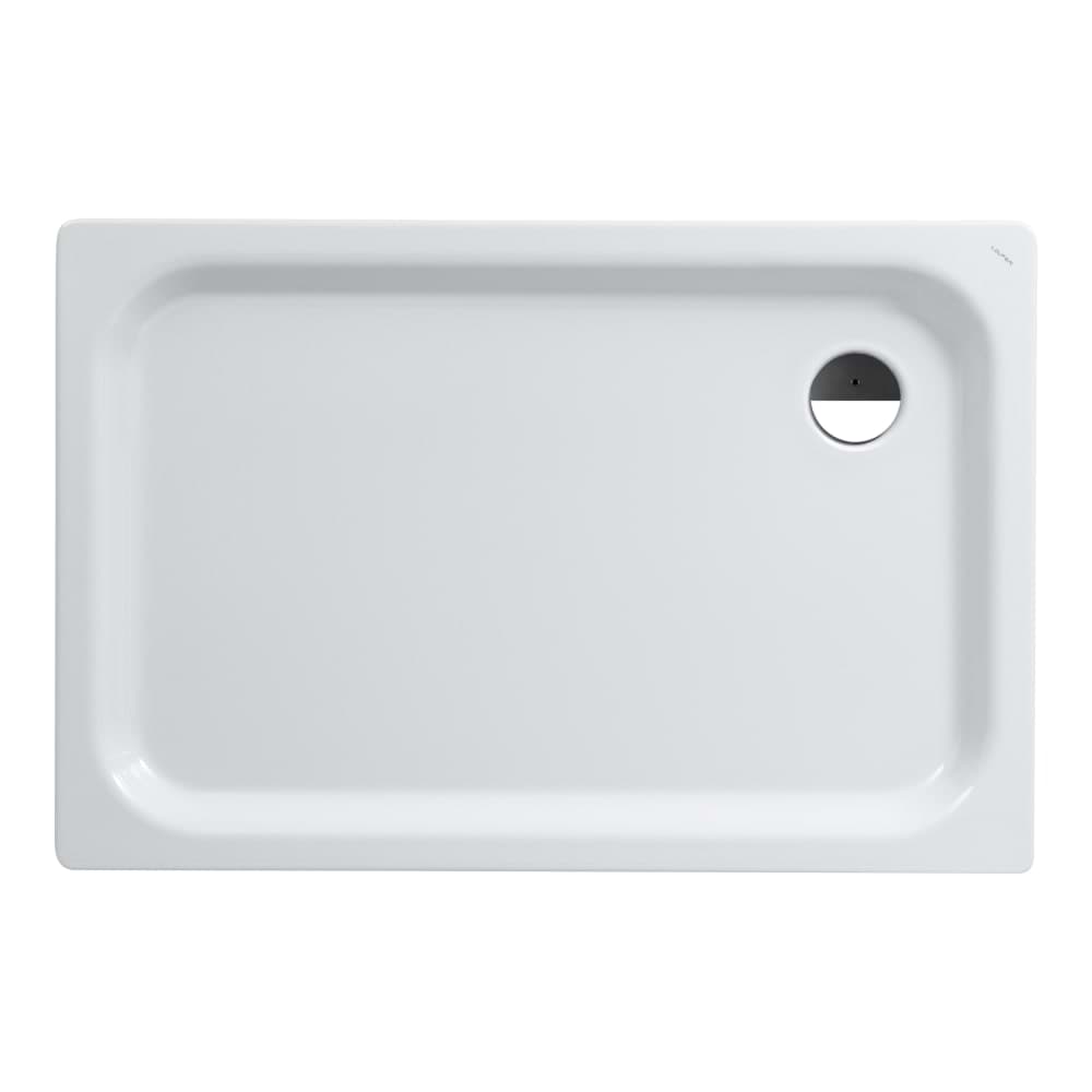 LAUFEN PLATINA shower tray, rectangular, enamelled steel (3.5 mm), flat (65 mm) 1200 x 800 x 65 mm #H2150150000401 - 000 - White resmi