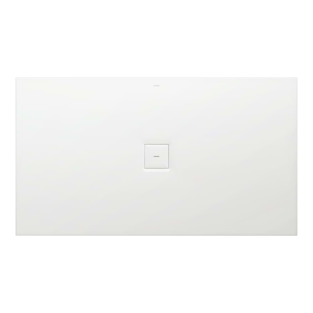 LAUFEN SOLUTIONS Duschwanne, aus Verbundwerkstoff Marbond, superflach, rechteckig, Ablauf mittig 1600 x 900 x 38 mm #H2154460000001 - 000 - Weiß