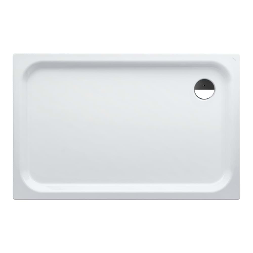 Зображення з  LAUFEN PLATINA shower tray, square, enamelled steel (3.5 mm), flat (65 mm) 1400 x 900 x 65 mm #H2150357570401 - 757 - White matt