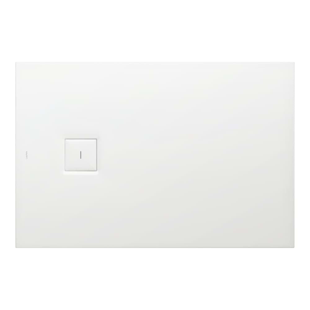 LAUFEN SOLUTIONS Duschwanne, aus Verbundwerkstoff Marbond, superflach, rechteckig, Ablauf an kurzer Seite 1200 x 800 x 38 mm #H2154410000001 - 000 - Weiß